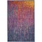 Homeroots 2 x 3 ft. Rainbow Abstract Striations Scatter Area Rug 385359 - alternate 1